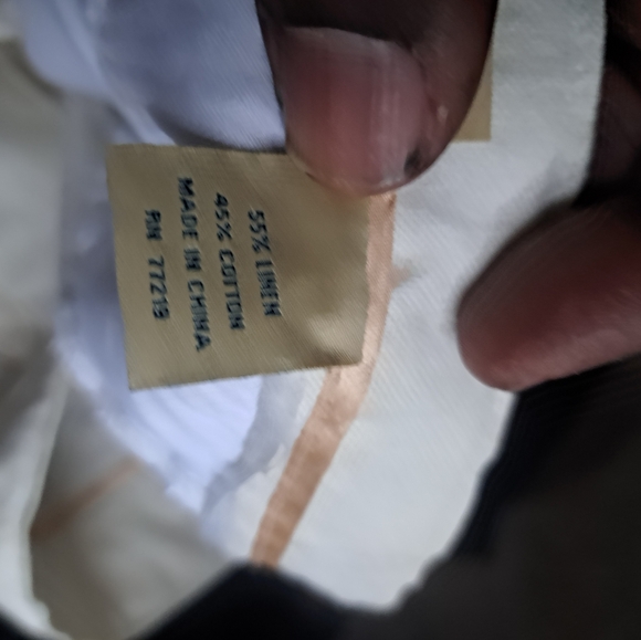 Linen Blend pants. Slightly used. - Picture 3 of 4